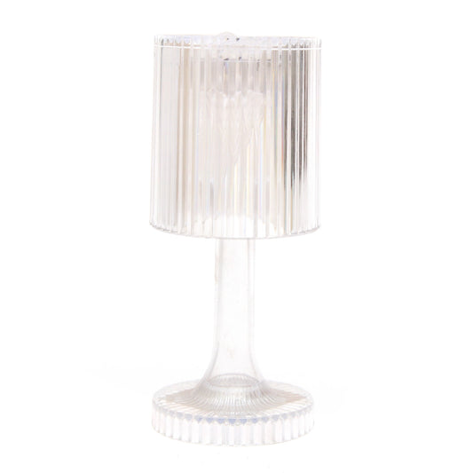Mini LED Table Lamp – Transparent (5.5-Inch Height, FY-04) - Habitt