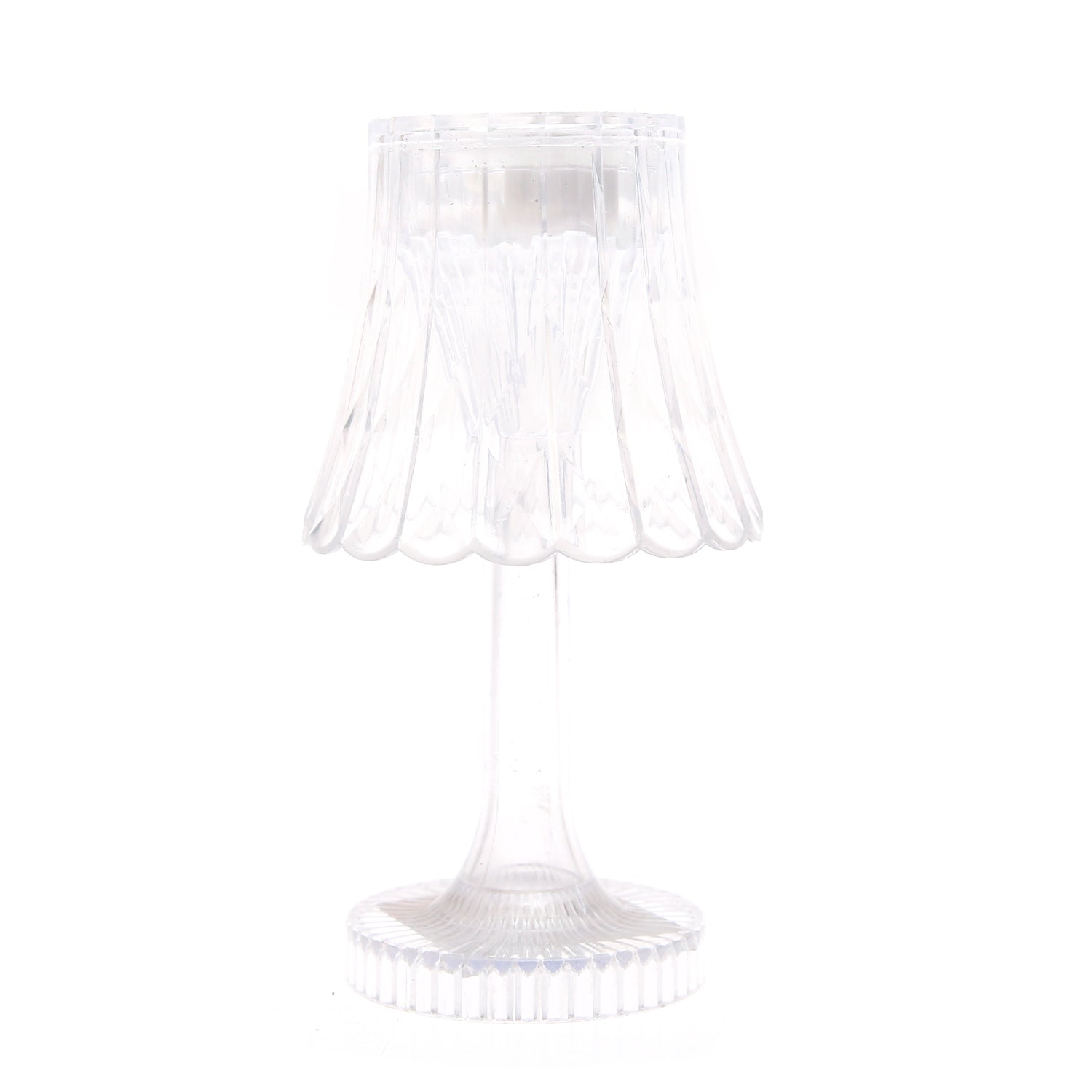 Mini LED Table Lamp – Transparent (6-Inch Height, FY-03) - Habitt