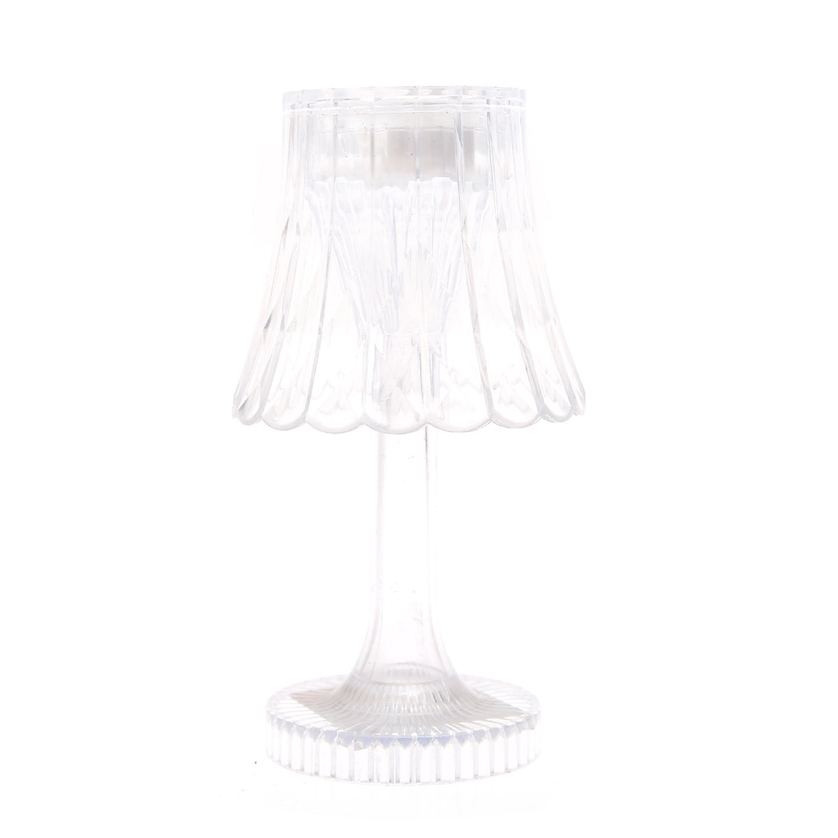 Mini LED Table Lamp – Transparent (6-Inch Height, FY-03) - Habitt