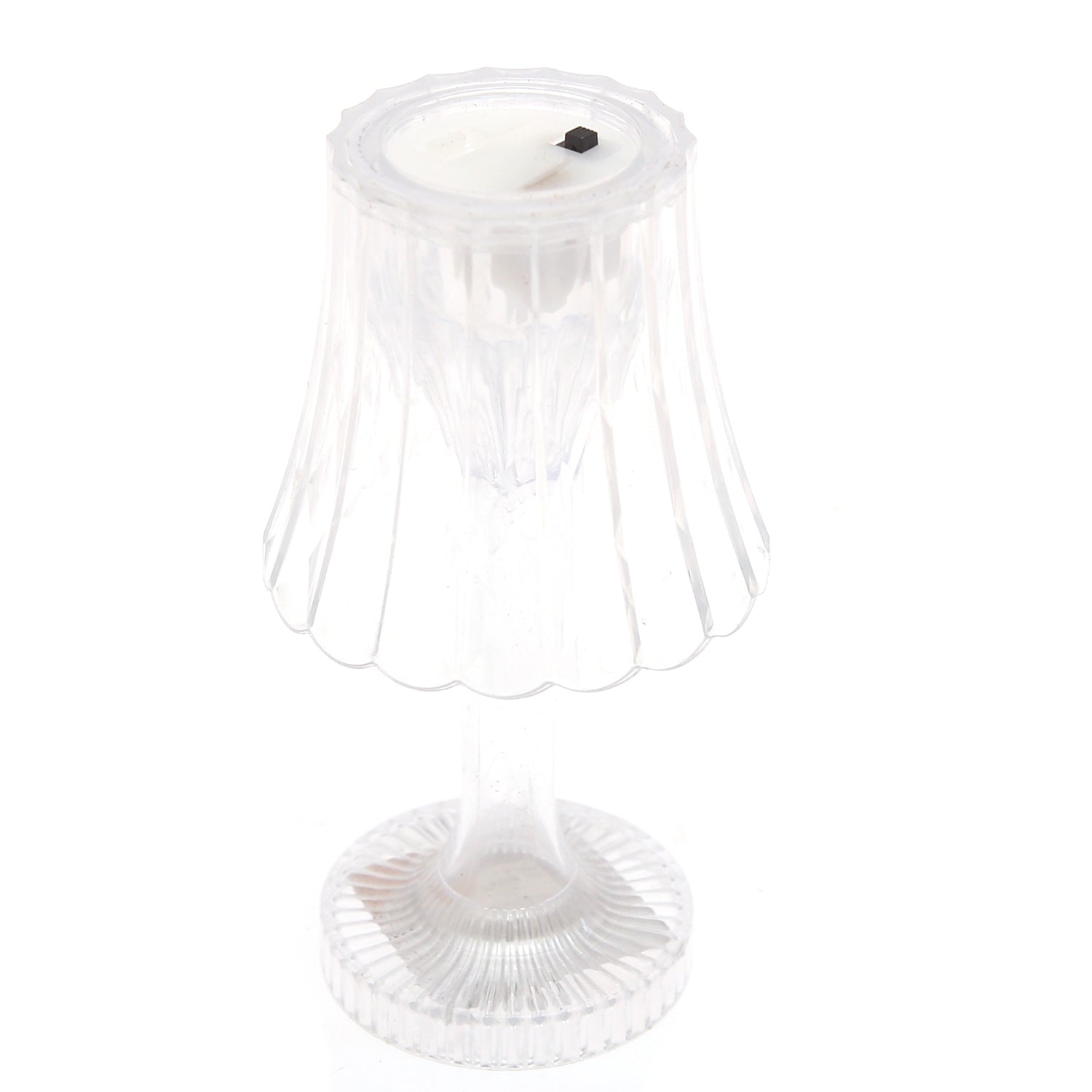 Mini LED Table Lamp – Transparent (6-Inch Height, FY-03) - Habitt