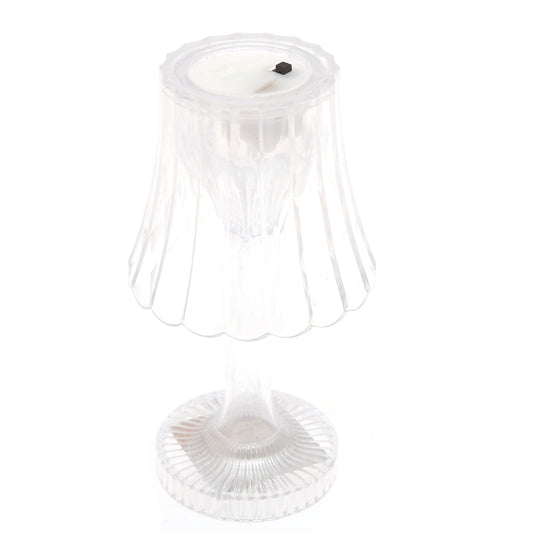 Mini LED Table Lamp – Transparent (6-Inch Height, FY-03) - Habitt