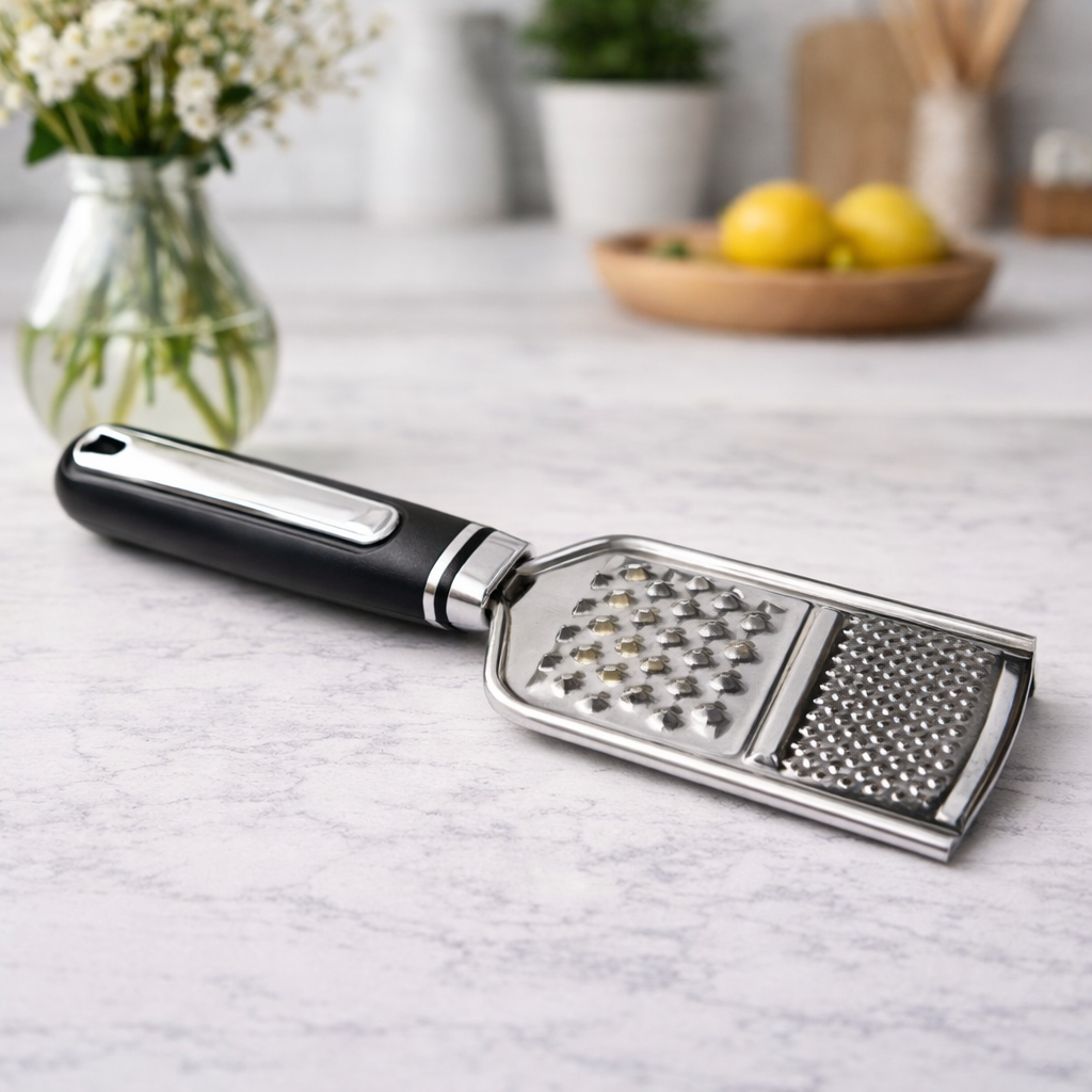3-in-1 Stainless Steel Grater – Multi-Function Handheld Kitchen Grater - Habitt