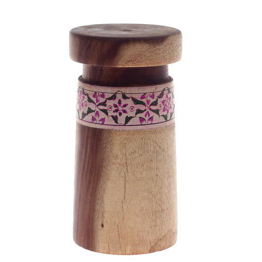 Candle stand Medium Wood UC # 014 - Habitt