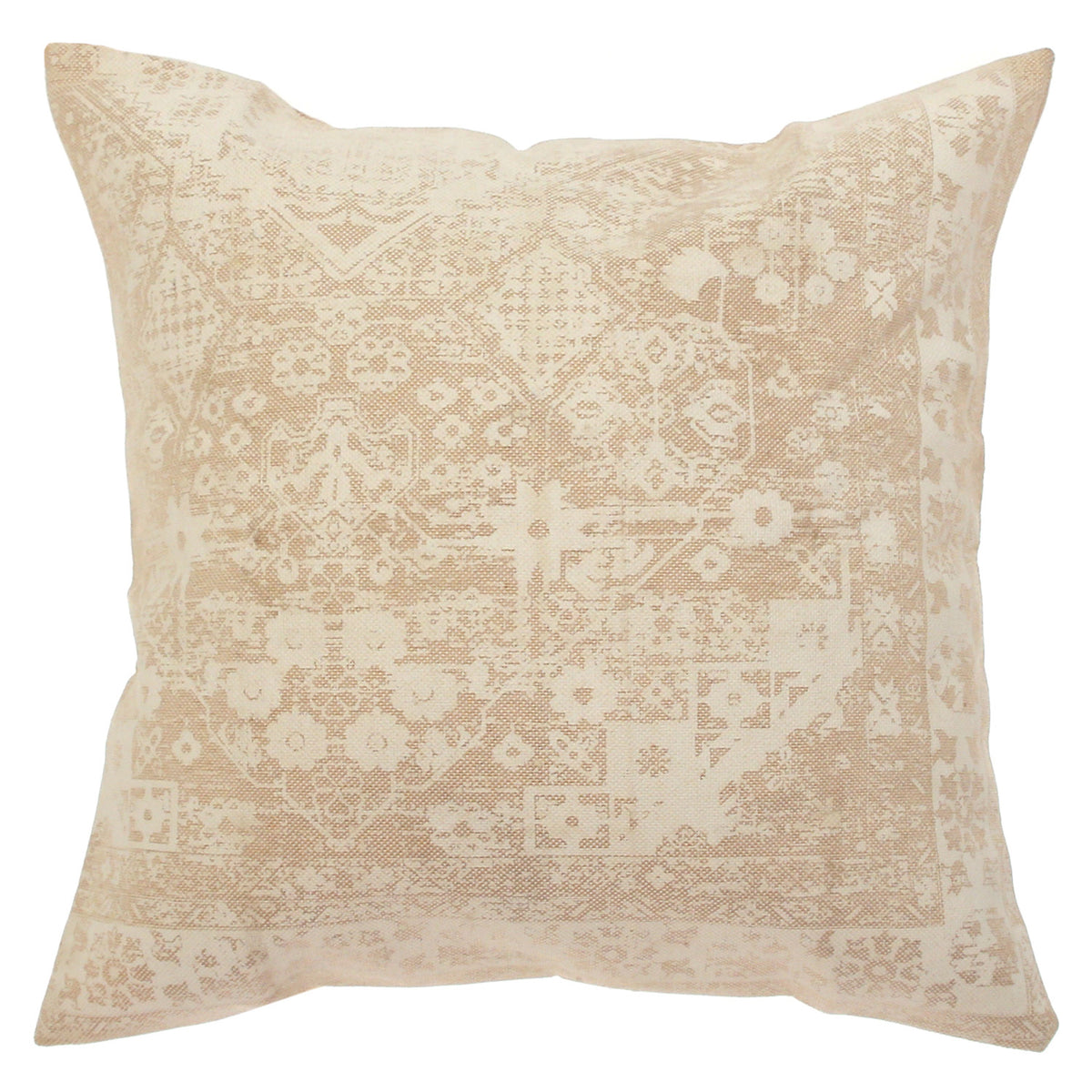 Linen Patterned Cushion Cover – 18 x 18 Inch - Habitt
