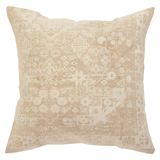 Linen Patterned Cushion Cover – 18 x 18 Inch - Habitt