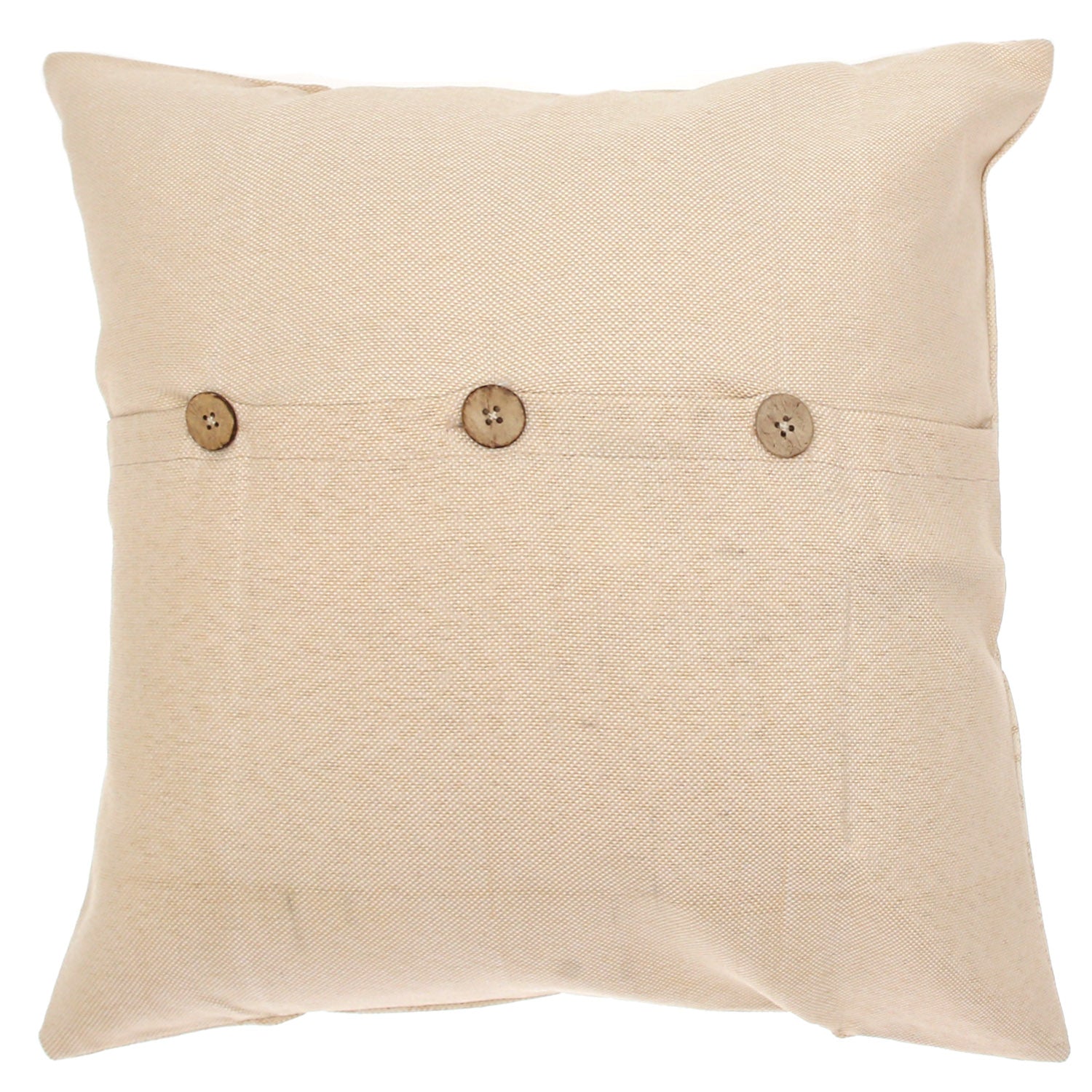 Linen Patterned Cushion Cover – 18 x 18 Inch - Habitt