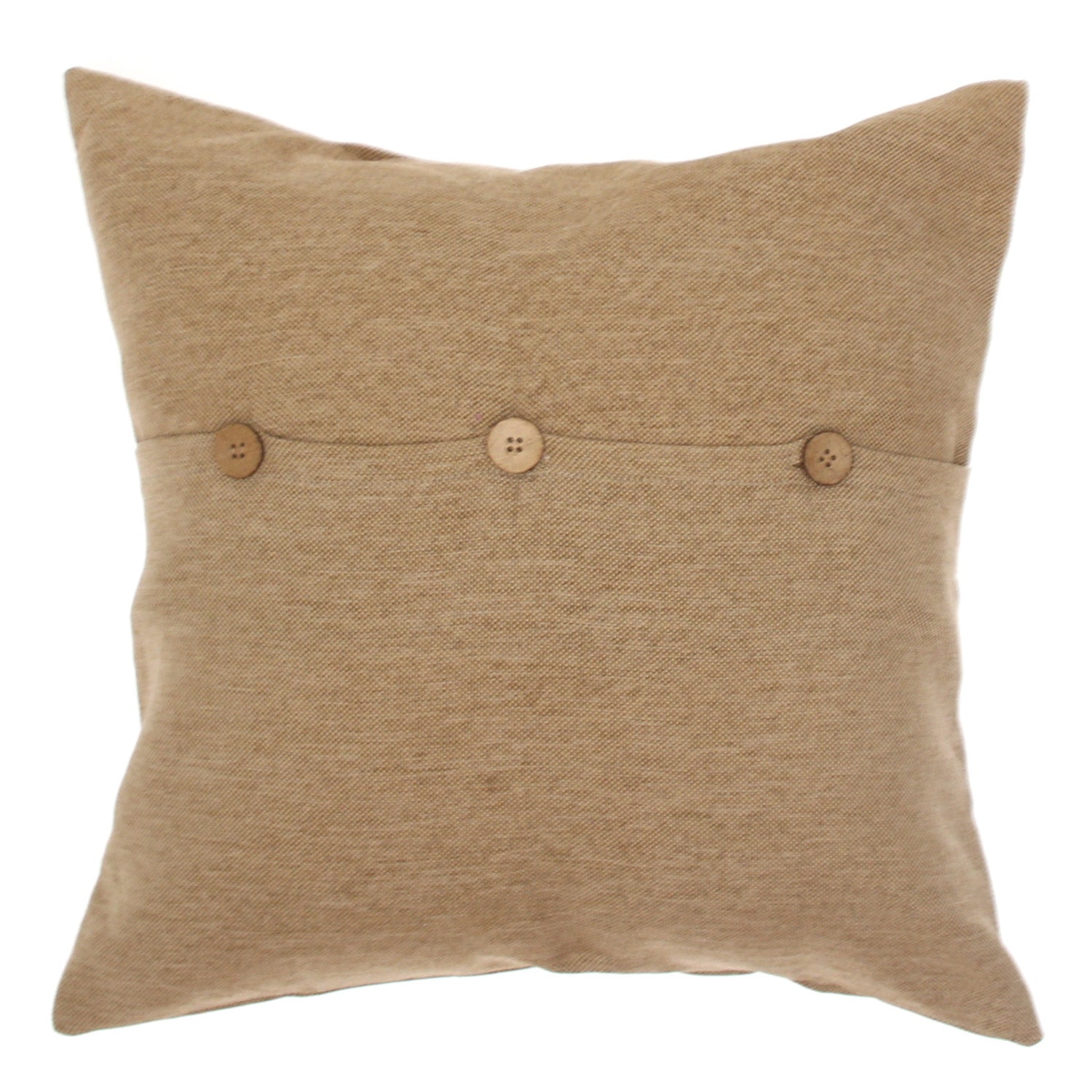 Textured Browns Cushion Cover – 18 x 18 Inch - Habitt