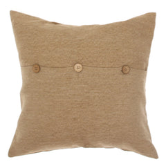 Textured Browns Cushion Cover – 18 x 18 Inch - Habitt