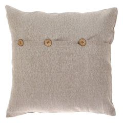 Textured Grey Cushion Cover – 18 x 18 Inch - Habitt