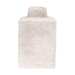 Textured Square Decorative Vase – Medium (005) - Habitt