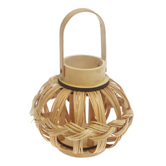 Handcrafted Hanging Lantern – Natural Bamboo Weave Design - Habitt