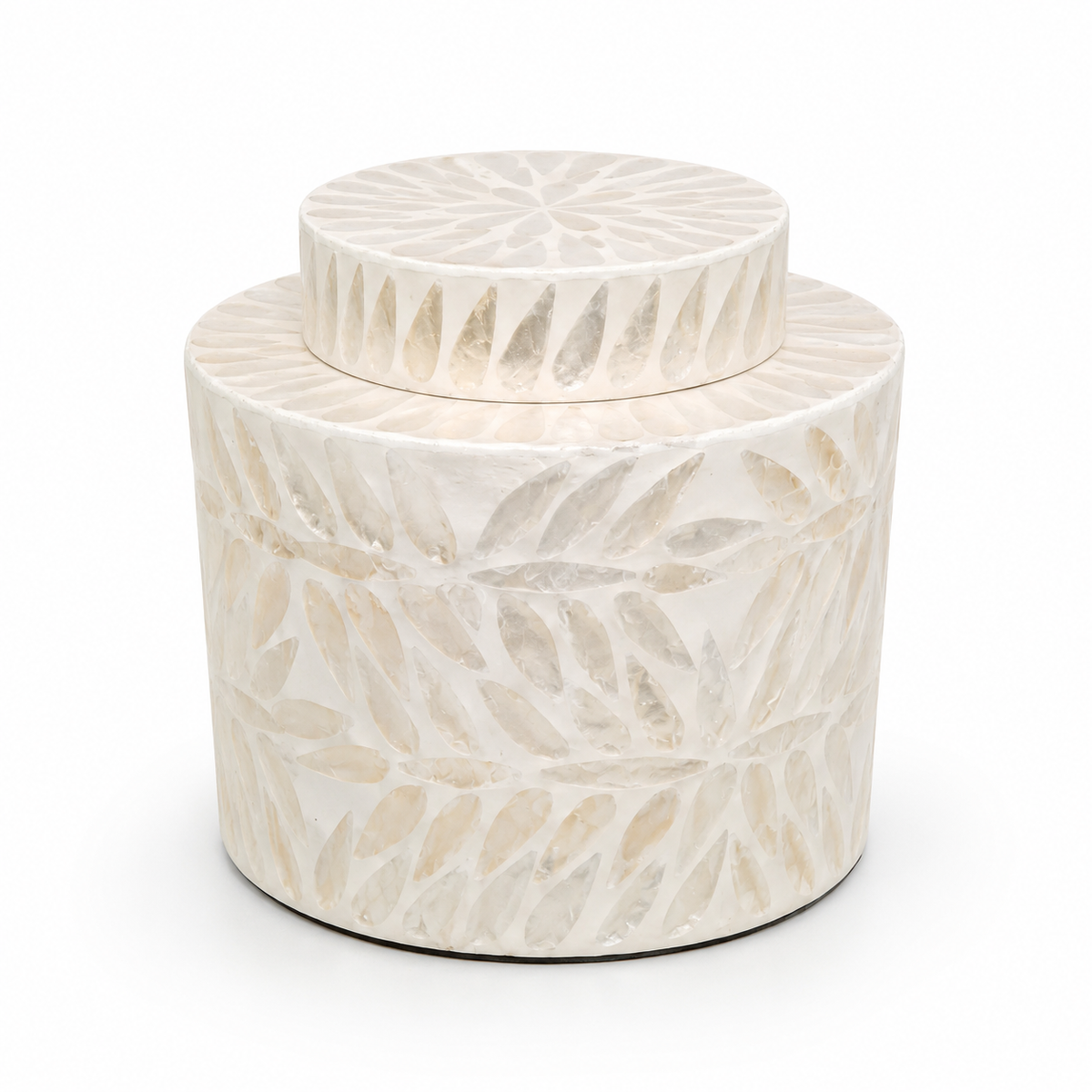 Medium Mother of Pearl Decorative Jar with Lid – BOX02S