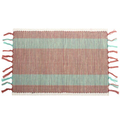 Shaded Pastels Bamboo Placemat 13x19" – Eco-Friendly Handwoven Table Mat - Habitt