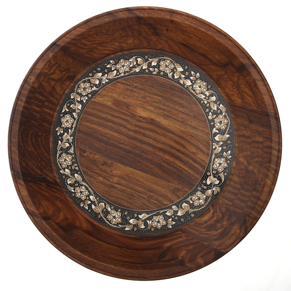 Handcrafted Wooden Dish – 18" x 2.5" - Habitt
