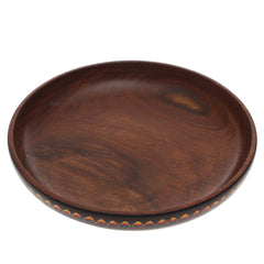 Handcrafted Wooden Plate – 8" - Habitt