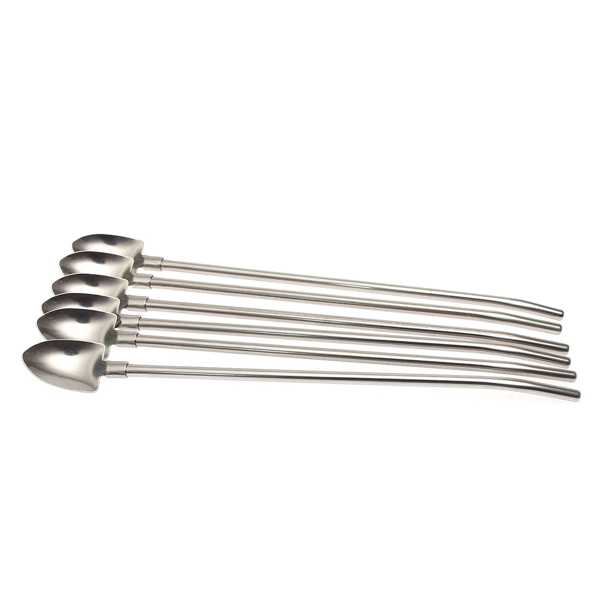 2-in-1 Stainless Steel Straw – 6 PCS Set - Habitt