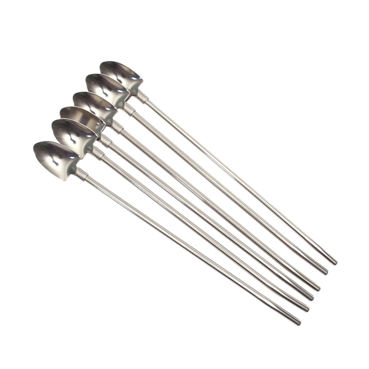 2-in-1 Stainless Steel Straw – 6 PCS Set - Habitt