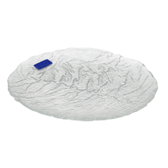 Elegant Clear Pressed-Glass Dinner Plate – 1 Piece, 267 mm Diameter - Habitt