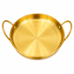 Golden Shallow Pot – 20cm