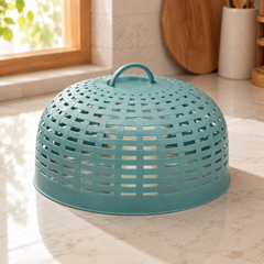 Assorted Plastic Food & Milk Cover with Handle – Ventilated Protective Kitchen Cover