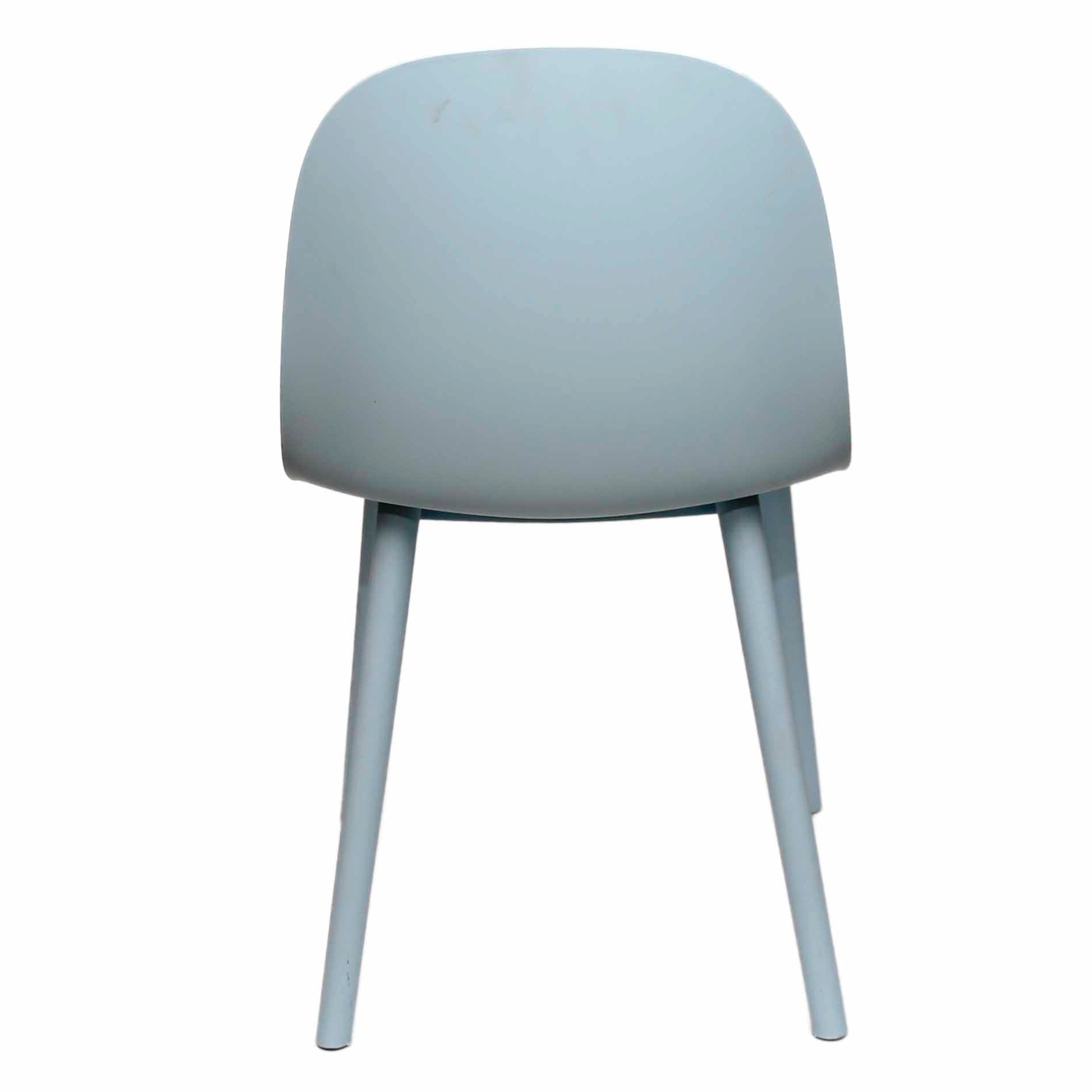 Sora Dining Chair – Modern Molded Seat with Cushion (Pink, Grey, White, Black, Yellow) - Habitt