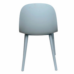 Sora Dining Chair – Modern Molded Seat with Cushion (Pink, Grey, White, Black, Yellow) - Habitt