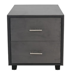 Nimoy King Size Bed with 2 Side Tables