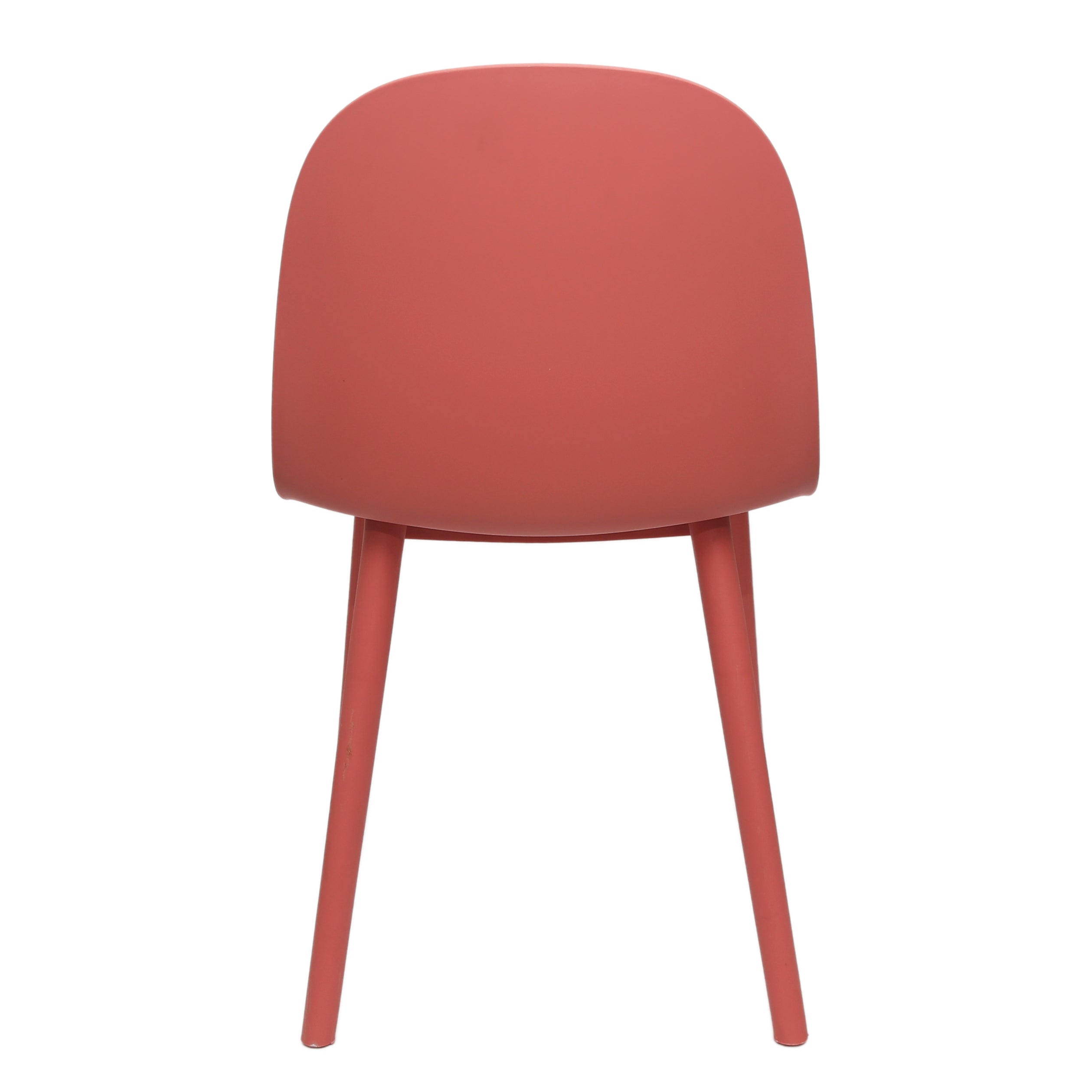 Sora Dining Chair – Modern Molded Seat with Cushion (Pink, Grey, White, Black, Yellow) - Habitt