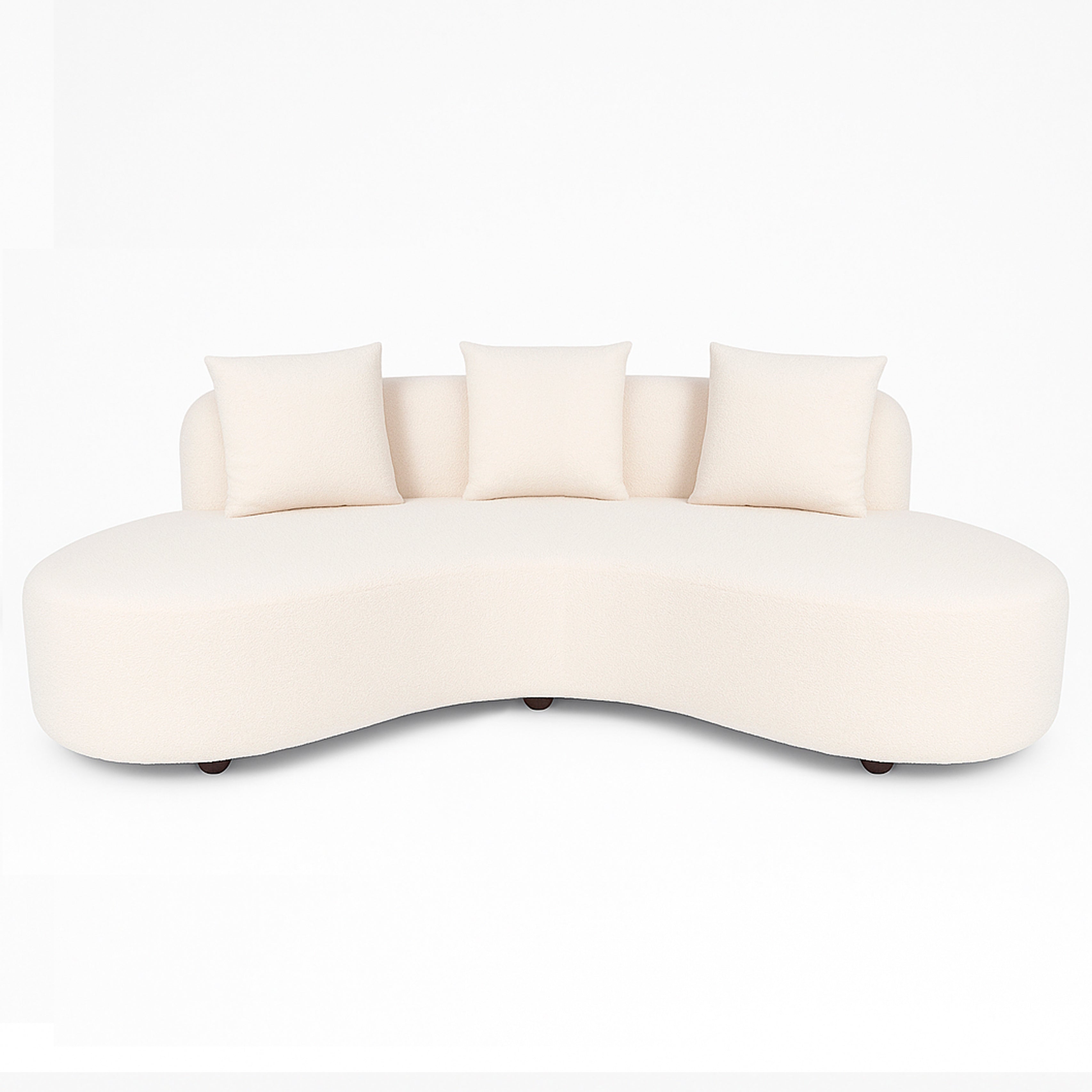 Luna Curve Sofa Set – Stylish Curved Design with Luxurious Comfort - Habitt