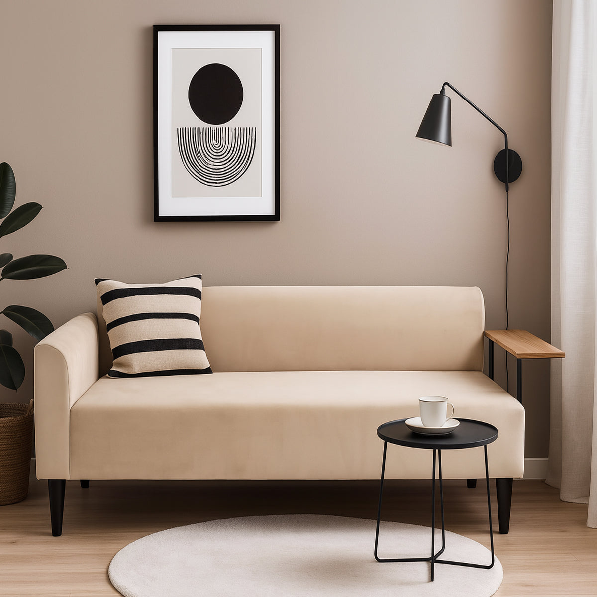 Osborne Wooden Arm X  Sofa - 805-3 - Habitt
