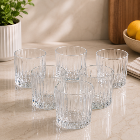 Premium Highball Tumbler Glass 310 ml – Elegant Tall Glass for Water, Juice & Soft Drinks