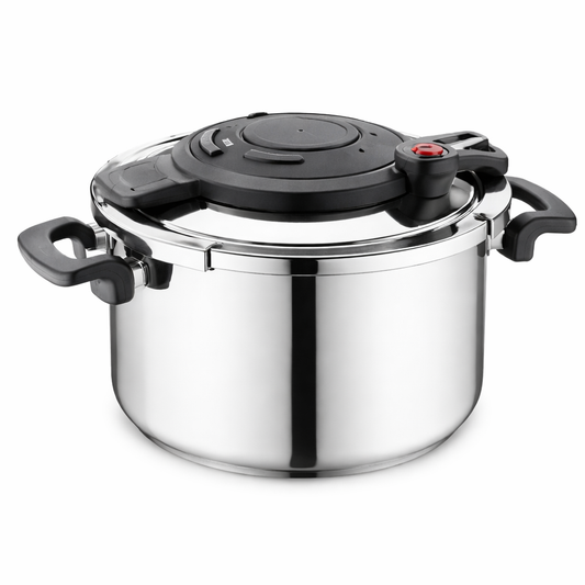 Alessa Pressure Cooker 5.0 LTR / 7.0 LTR – Stainless Steel High-Performance Cooker - Habitt