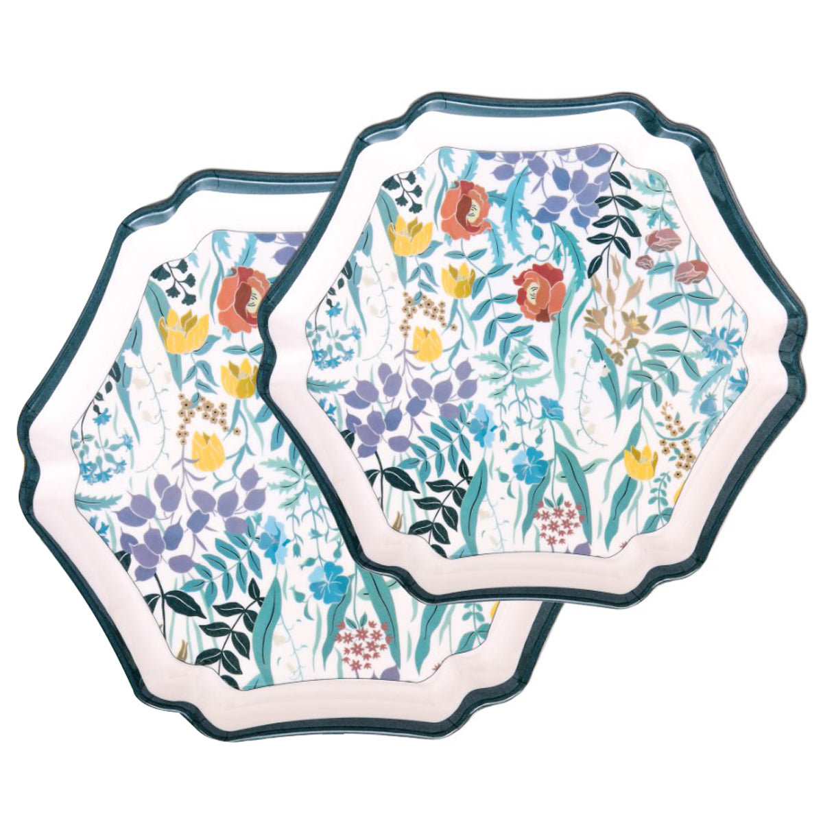 Hexagonal (Floral Bliss) - 2pcs - Habitt