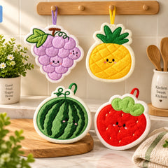 Assorted Fruit Shaped Kitchen Towel | Decorative Kitchen Towel