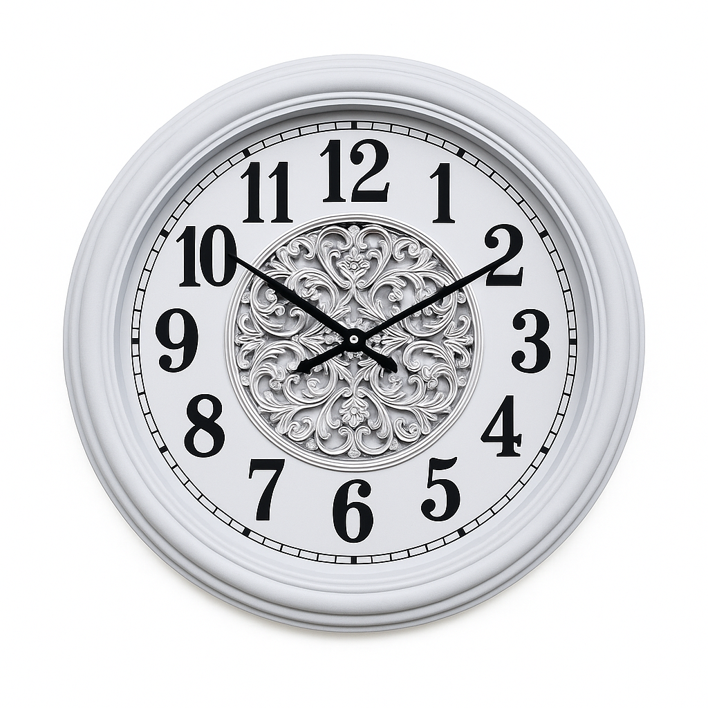Heritage GLISSO 14.5″ Round Wall Clock – CLK-038 - Habitt