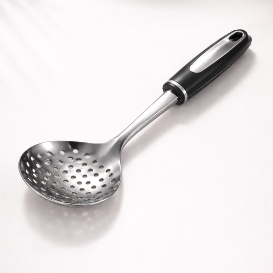 Large Stainless Steel Spoon – Slotted Serving Spoon for Kitchen Use - Habitt