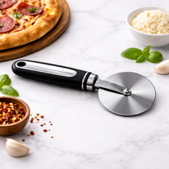 Pizza Cutter – Stainless Steel Wheel Pizza Slicer - Habitt