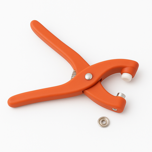 Snap Button Press Hand Tool – Manual Fastener Pliers for Clothing & DIY - Habitt