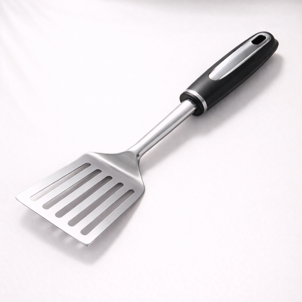 Fish Spatula – Stainless Steel Slotted Turner for Seafood - Habitt