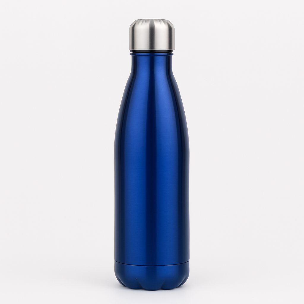 1Pc Water Bottle – 500ml Assorted | Reusable Bottle with Protective Sleeve & Leak-Proof Lid - Habitt