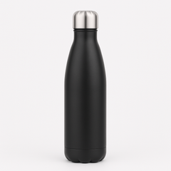 1Pc Water Bottle – 500ml Assorted | Reusable Bottle with Protective Sleeve & Leak-Proof Lid - Habitt