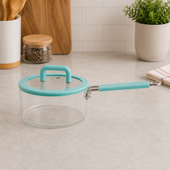 1800ML Glass Saucepan with Lid | Saucepan