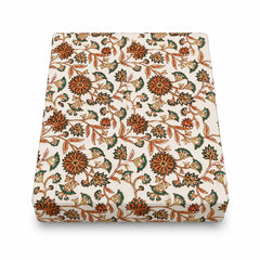 Golden Green Double Quilt Cover (90 × 96 inches)
