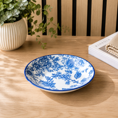Blue Print Large Bowl