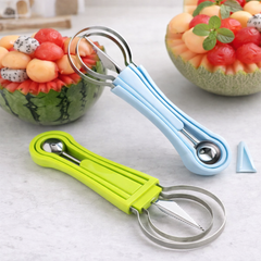 Stainless Steel Fruit Baller – Double-Sided Melon & Fruit Scoop - Habitt