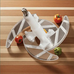 Assorted Stainless Steel Manual Food Chopper 2L – Multi-Purpose Vegetable, Fruit & Nut Cutter with Hand Push Blades - Habitt
