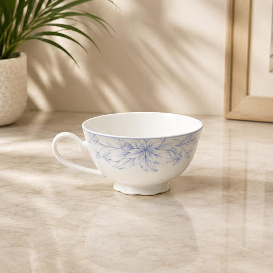 Print Cup | Ceramic Tea Cup with Floral Print