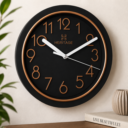 Heritage Wall Clock Fantasy – Premium Plastic Frame Edition