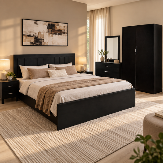 Blair Bundle - Bed, Dresser & 2 Door wardrobe