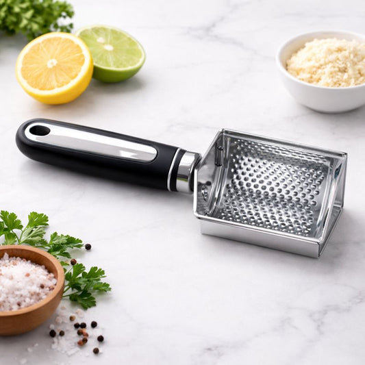 U-Shaped Stainless Steel Grater – Handheld Kitchen Grater - Habitt